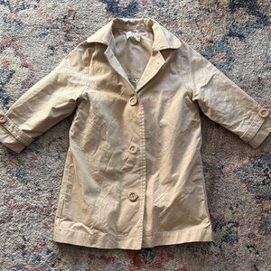 Kids Tan Trench Coat